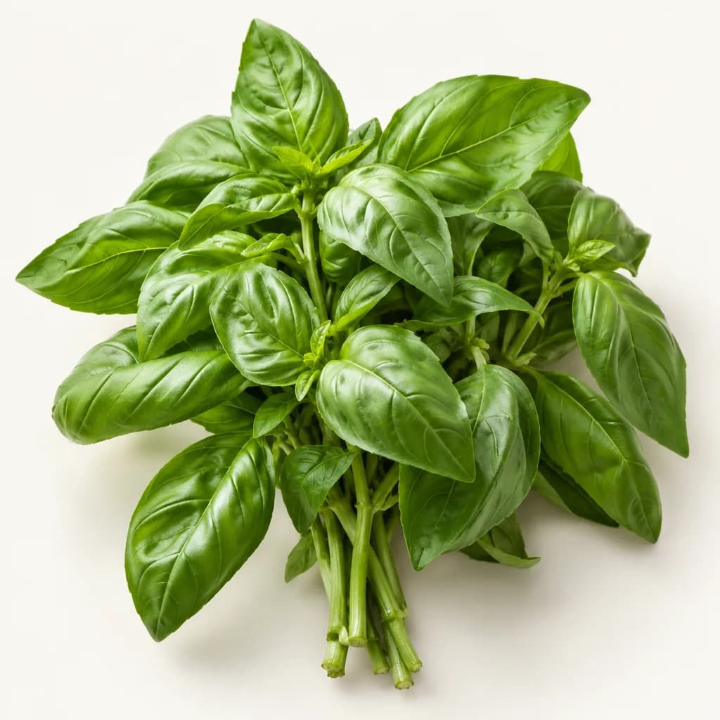 Basil, illustrative AI-generated product photograph