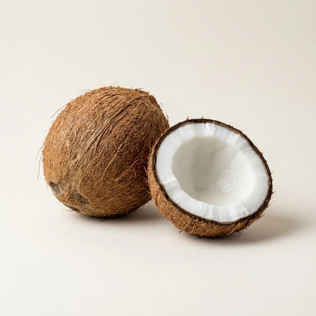 Coconut, illustrative AI-generated product photograph