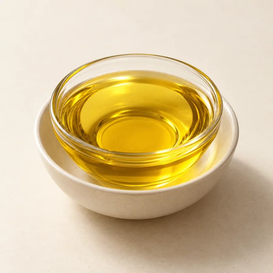 AI illustrative studio photograph of cooking oil