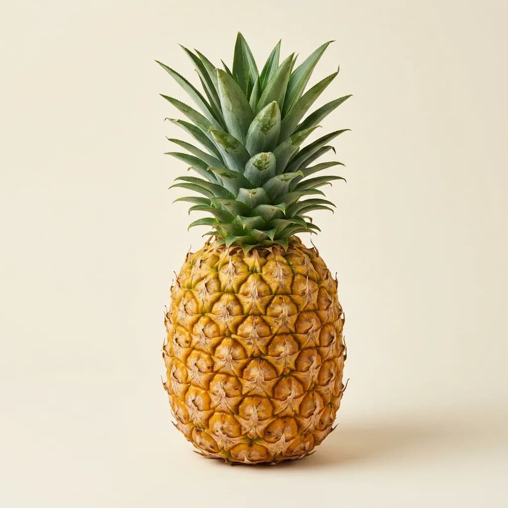 Illustrative studio photograph of pineapple