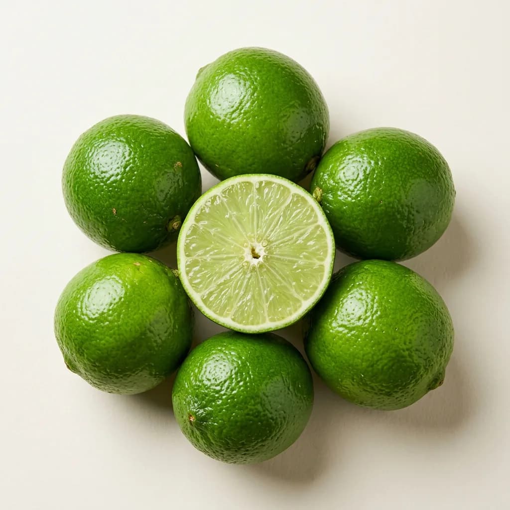 Limes, illustrative AI-generated product photograph