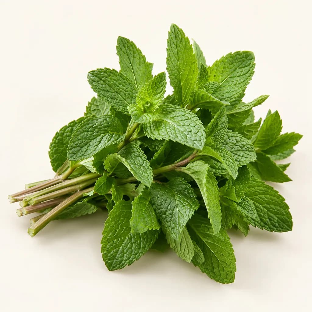 Mint, illustrative AI-generated product photograph