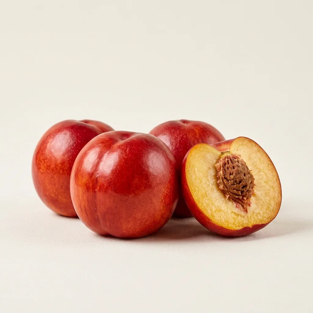 Nectarines, illustrative AI-generated product photograph