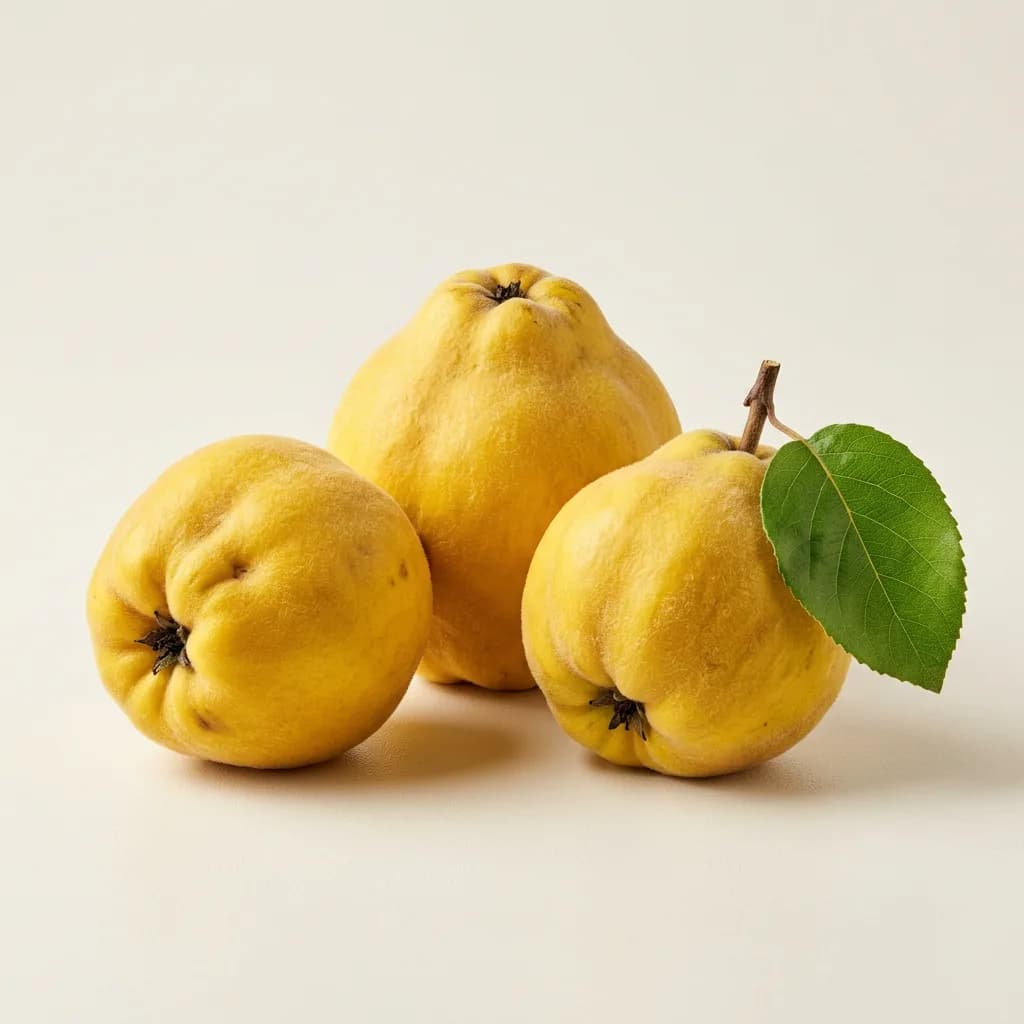 Quinces, illustrative AI-generated product photograph