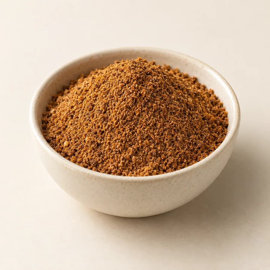 AI illustrative studio photograph of spice mixes