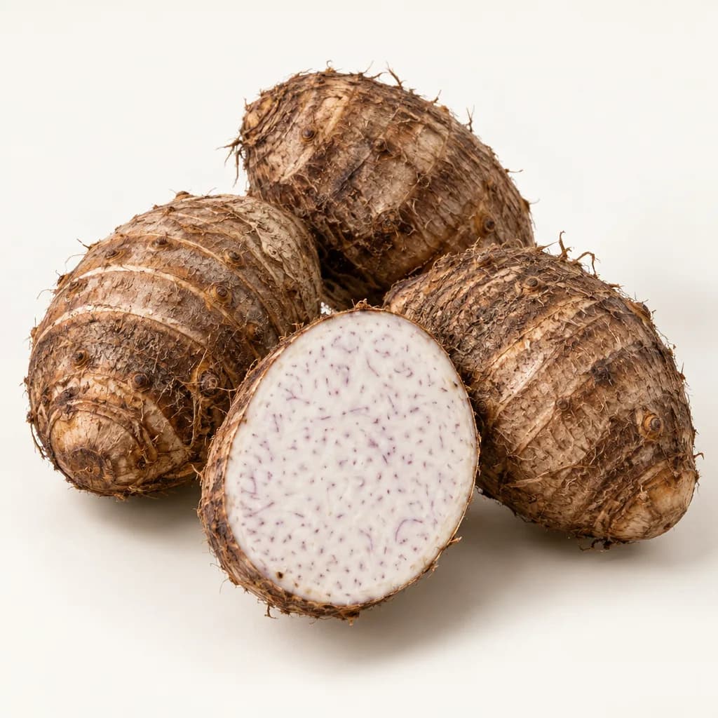 Taro, illustrative AI-generated product photograph