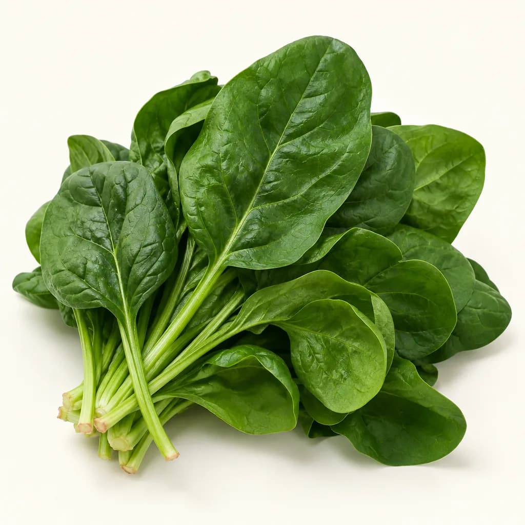 Spinach, illustrative AI-generated product photograph