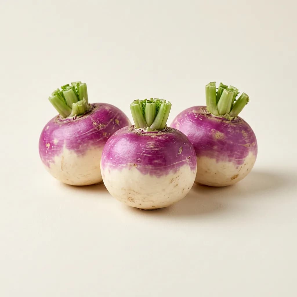 Turnips, illustrative AI-generated product photograph